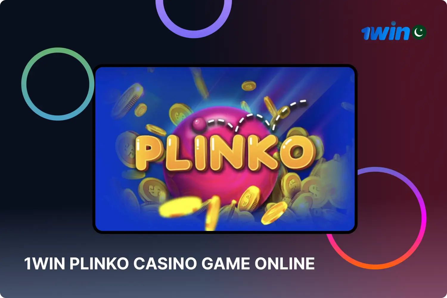 The popular online game Plinko for real money and in demo mode is available to Pakistani players on 1win's website and mobile app