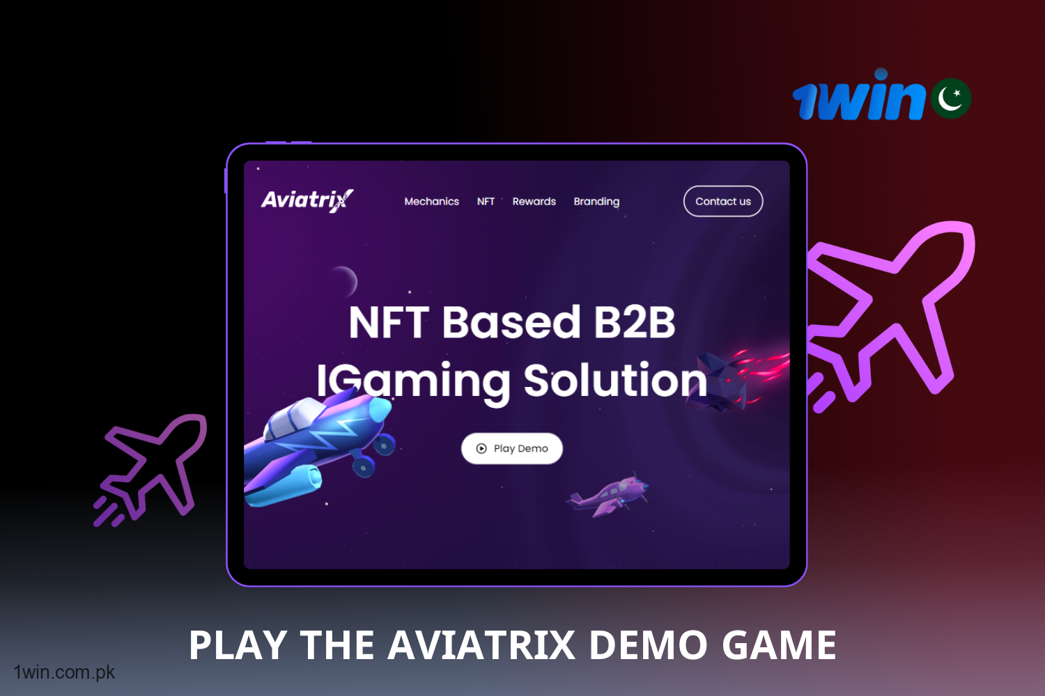 1win players from Pakistan can play Aviatrix for free in demo mode to familiarize themselves with the game and develop a strategy.