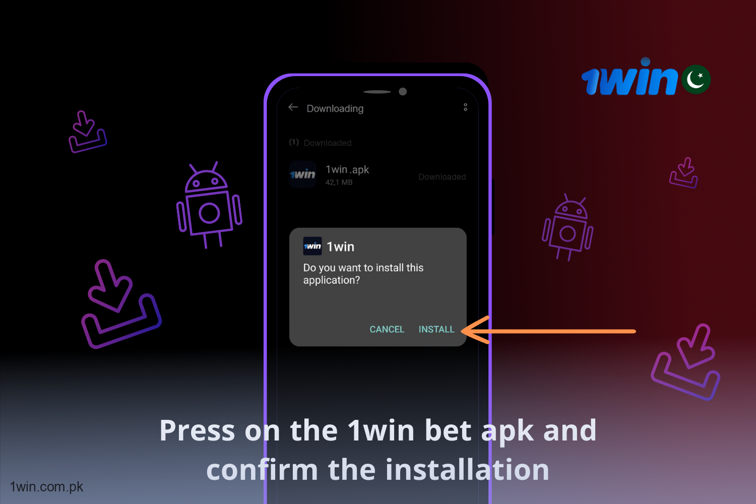 In order to download the supplement on Android, a user from Pakistan must click on the apk 1win bet and confirm the installation