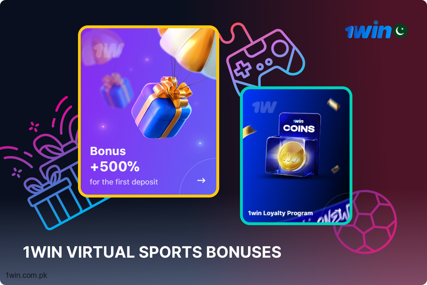 1win Pakistan offers lucrative bonuses available to both beginners and experienced bettors on virtual sports