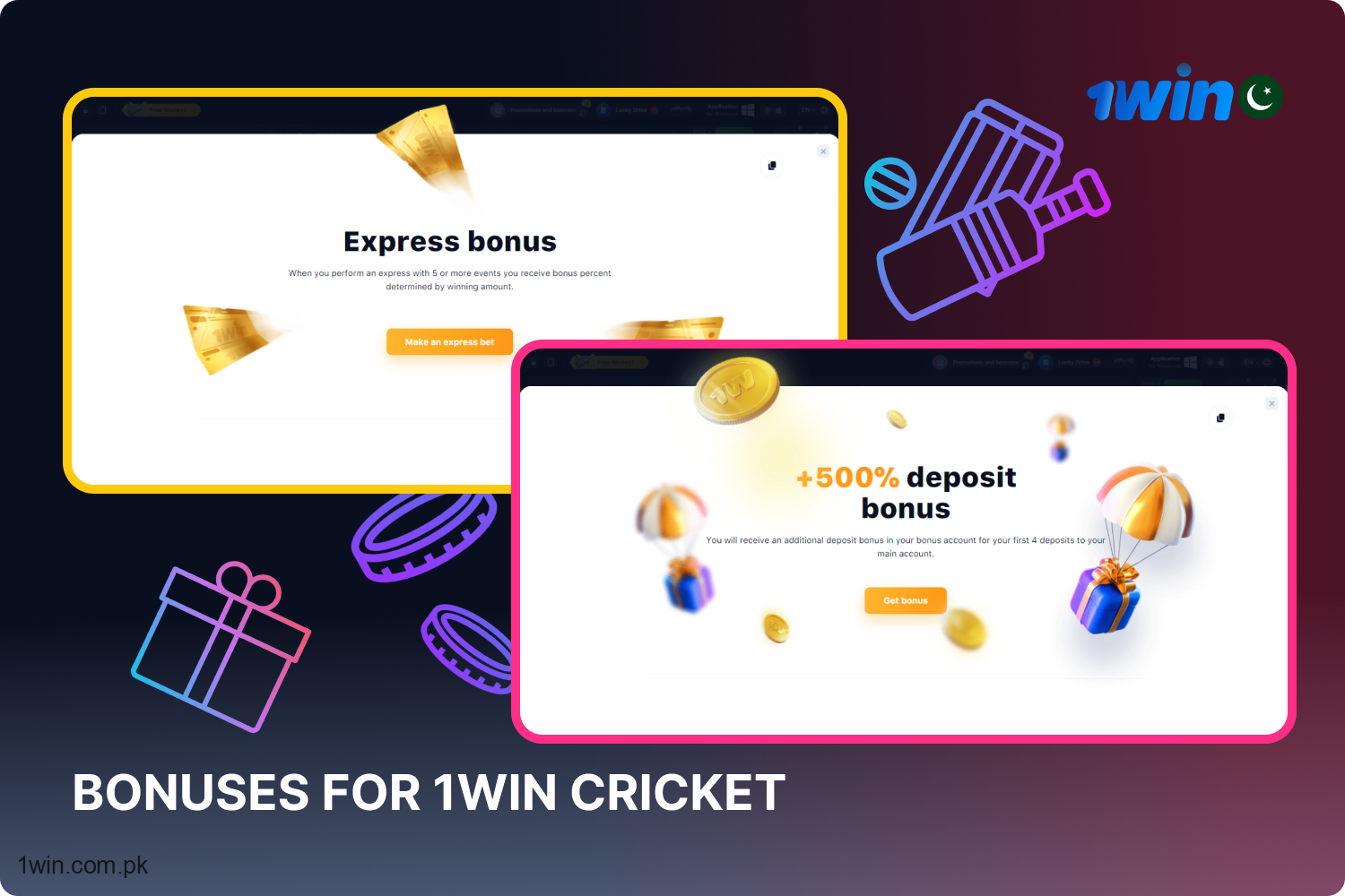 1win offers generous bonuses for Pakistani cricket bettors