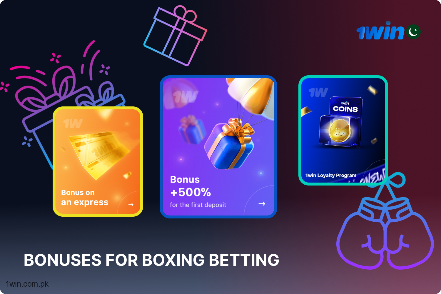 Regardless of the type of 1win boxing bet, users from Pakistan can take advantage of some bonuses