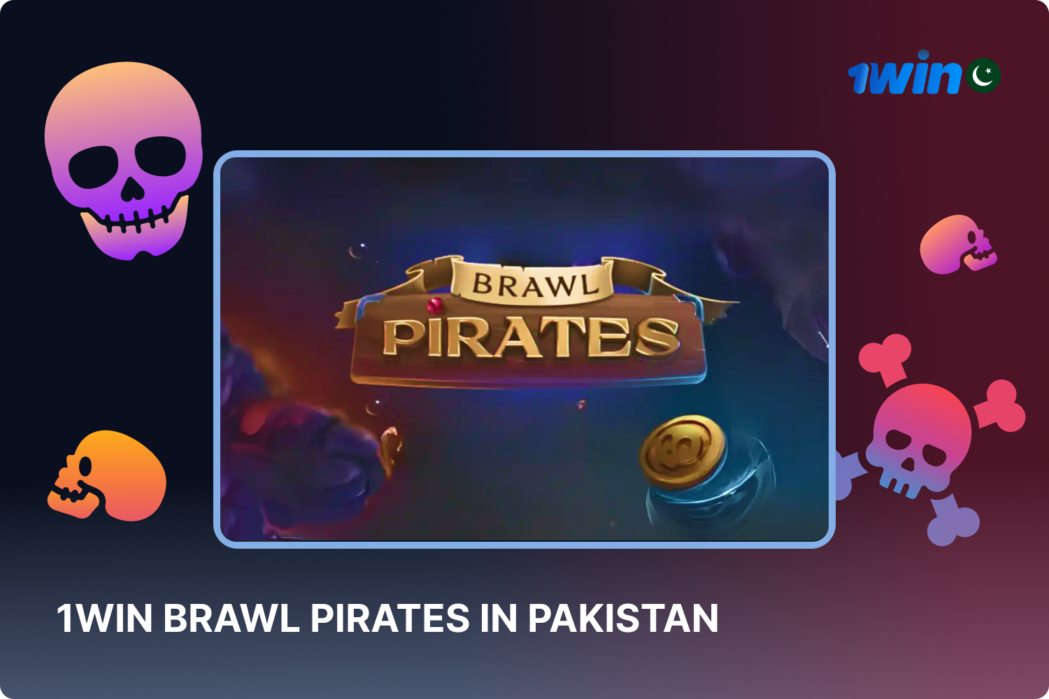 Pakistani players can enjoy the new Brawl Pirates game on 1win