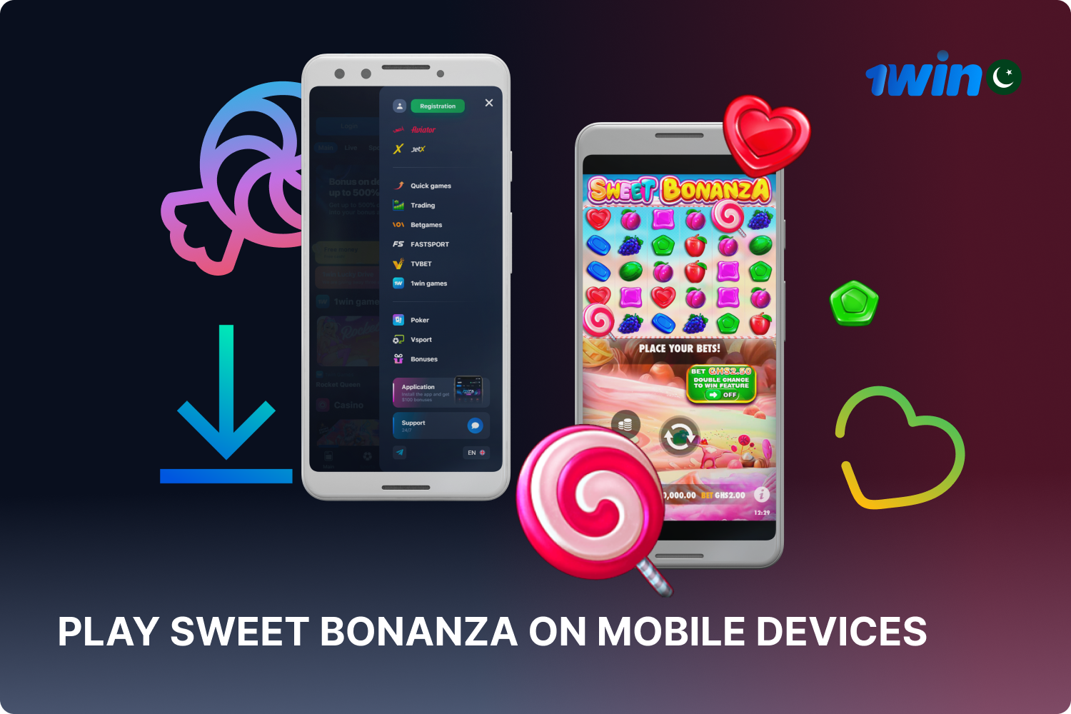 Sweet Bonanza works fine on both iOS and Android