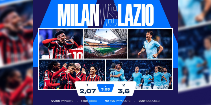 The Milan vs Lazio match on 1win